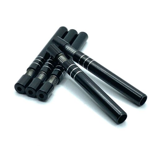 Metal Self-Cleaning One-Hitter Dugout Set - Pack of 5