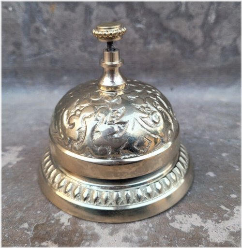 Victorian Brass Service Bell