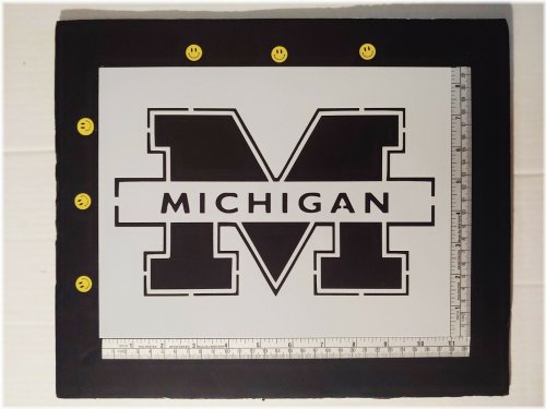 Michigan Wolverines Custom Stencil