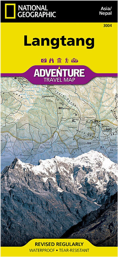 Langtang Adventure Map by National Geographic