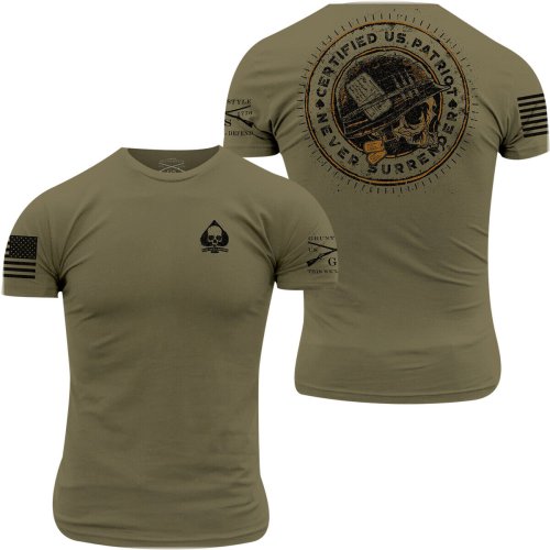Patriot Seal T-Shirt - Military Green