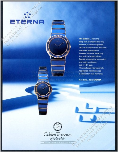 Timeless Eterna Galaxis Ad