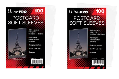 UltraPro Archival Postcard Sleeves: Acid-Free Protection for Your Collection