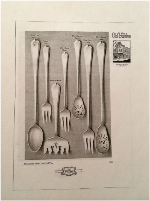 Vintage Gorham Silverware Catalog from 1916