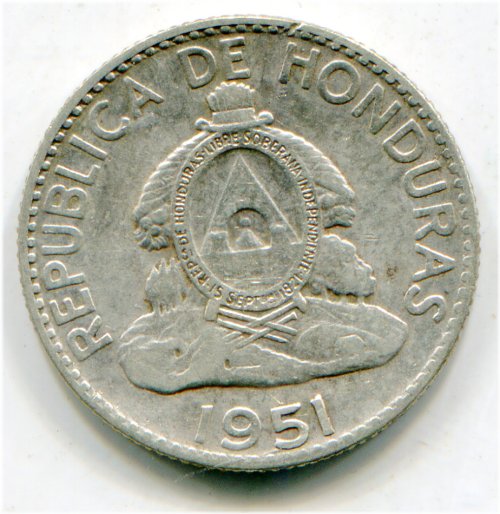 Copper 20 Centavos - 1951 (Lotmar3291)