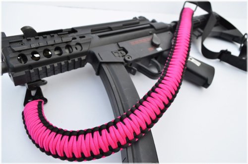 Paracord Gun Sling - Hot Pink