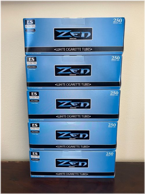 Tranquil Sky King Size Cigarette Tubes - 250ct Box [5-Boxes]