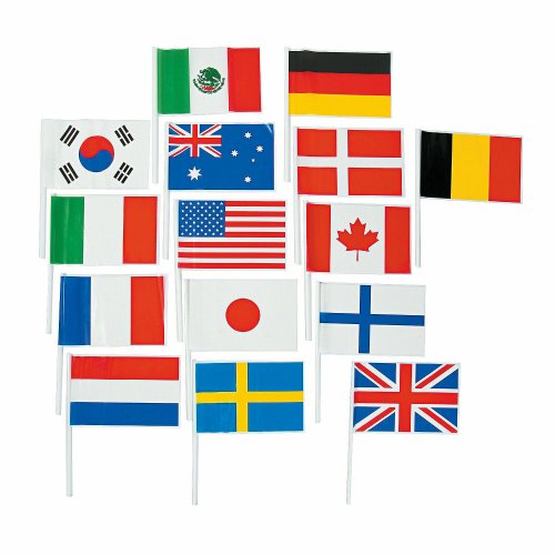 Global Mini Flags Set