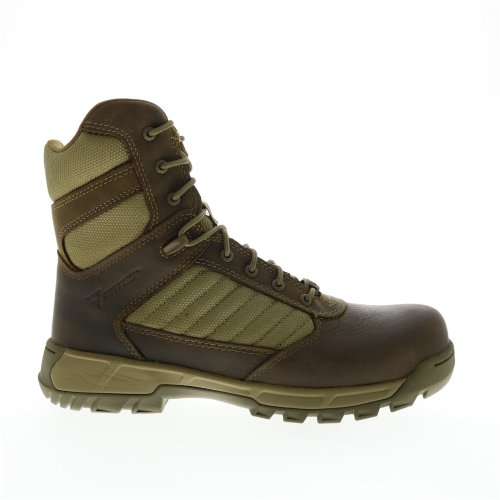 Tall Zip Composite Toe Brown Extra Wide Boots