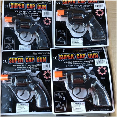 Retro Revolver Cap Gun Set