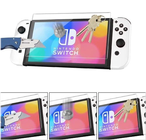 CrystalShield for Nintendo Switch OLED (2021) - Set of 3 Premium Screen Protectors