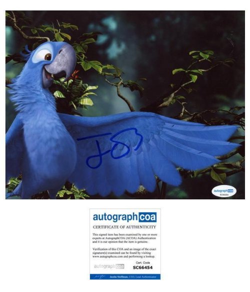 Rio Blu Autographed Photo by Jesse Eisenberg