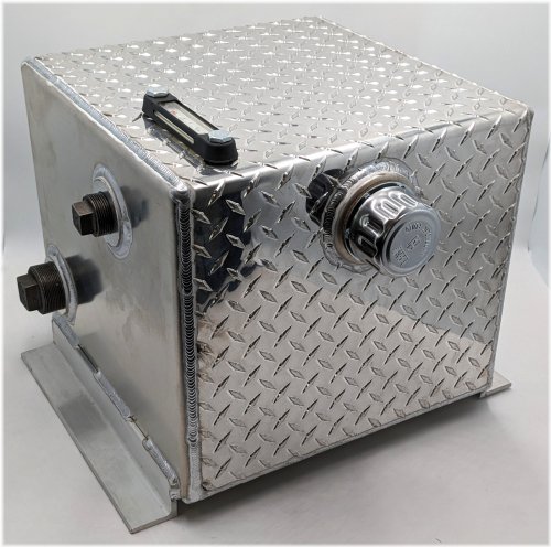 Aluminum Sidemount 15-Gallon Hydraulic Fluid Tank