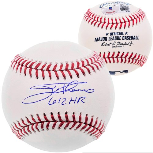 Thome's 612 HR Autographed Baseball