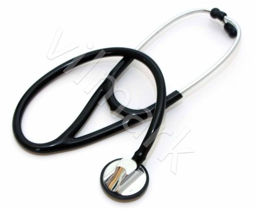 Black Cardiology Stethoscope with Long Warranty