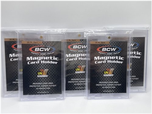 Magnetic Card Protectors with UV Shield (Pack of 5)