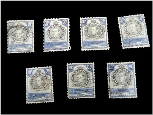 Royal African Stamp Collection: King George VI Era