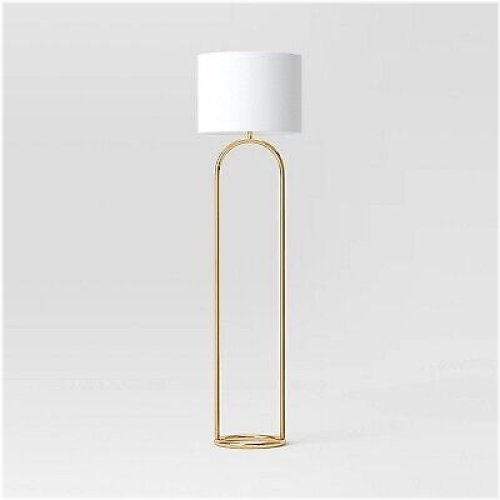 Brass Ring Floor Lamp