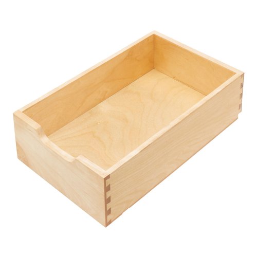 Wooden Glide-Out Cabinet Organizer - 11" Width (18" Depth)