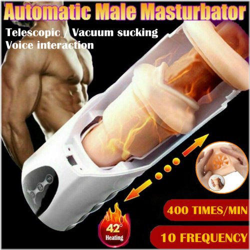 Telescopic Heatwave Male Stroker - The Hands-Free Pleasure Cup