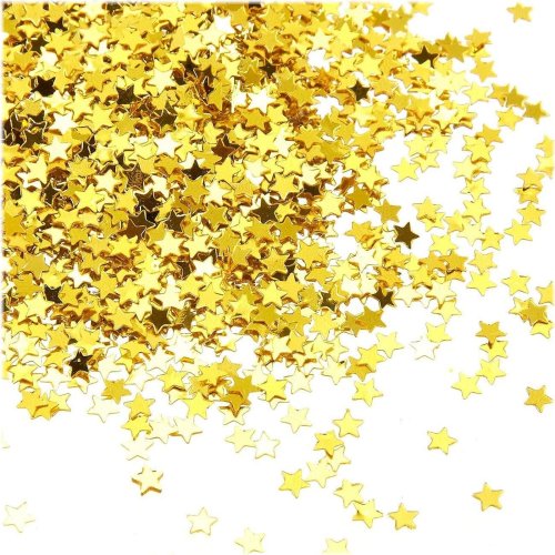 Eco-Friendly Biodegradable Gold Star Confetti