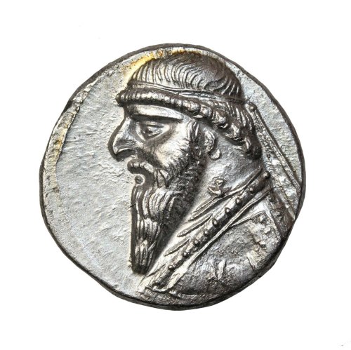 Parthian Silver Drachm of King Mithradates II (121-91 BC)