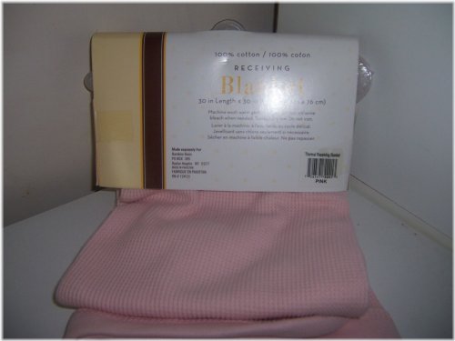 Cozy Cotton Pink Knit Blanket