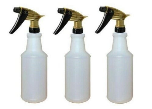 Acid-Resistant Spray Set with Leak-Free Nozzle and 32 Oz Bottles