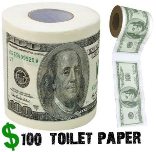 Big Mouth Benjamins Toilet Paper Roll