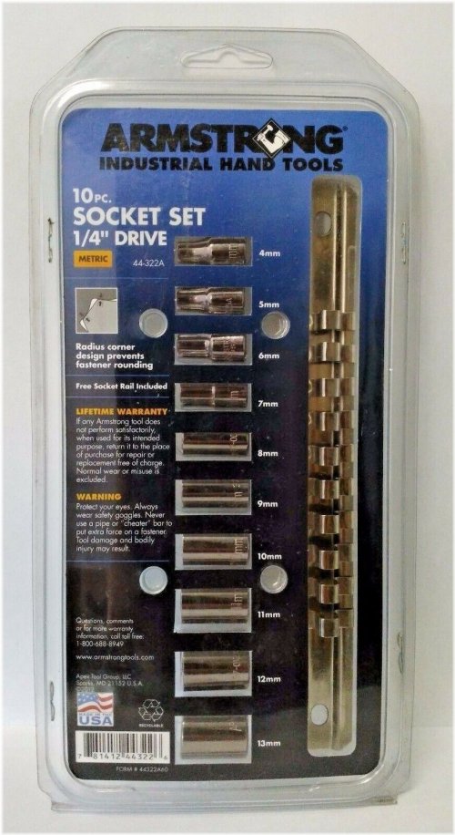 Precision Metric Socket Set