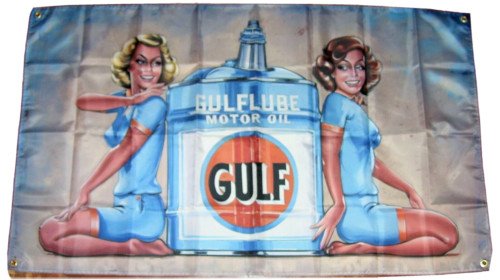 Vintage Gulf Oil Flag