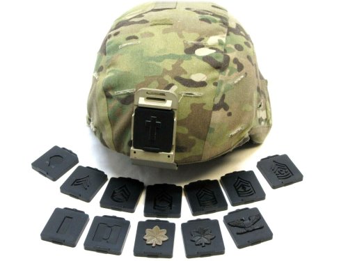 Night Vision Helmet Rank Insignia Plate