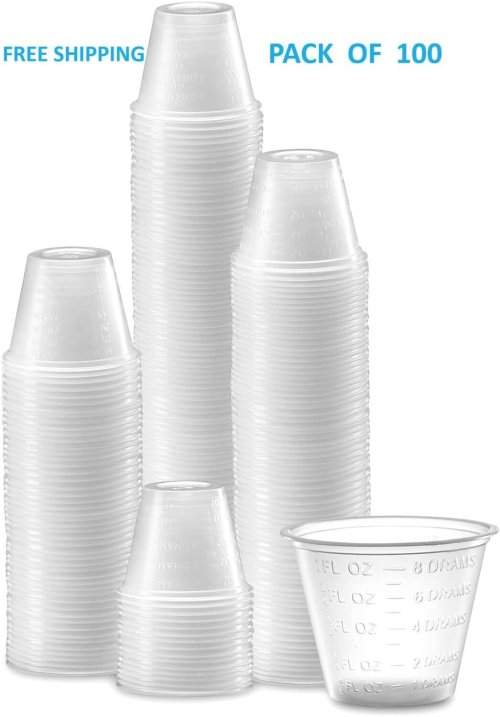 Graduated Medicine Cups - Pack of 100