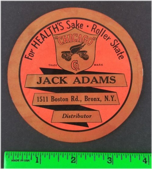 Bronx Roller Skating Retro Sticker Set