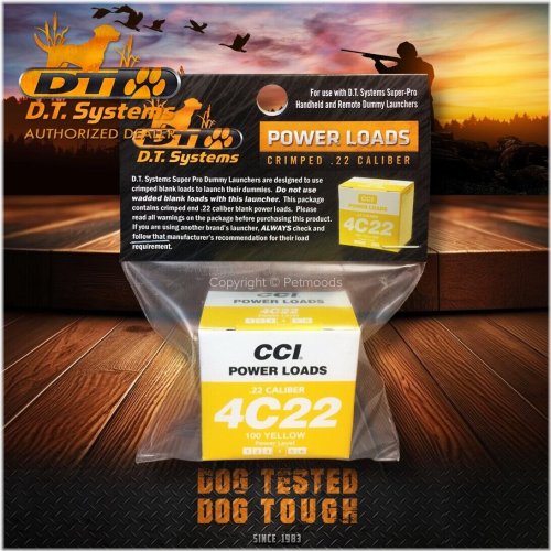 Yellow Power Loads for Hunting Dog Training