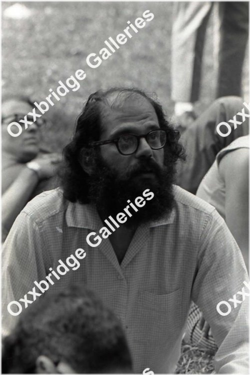 Vintage Beatnik Poetry Gathering at Washington Square Park, 1966