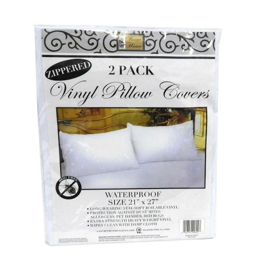 Vinyl Bed Bug Barrier Pillow Protectors