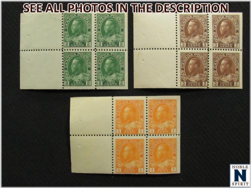 Canadian Early 20th Century Mint Stamp Set