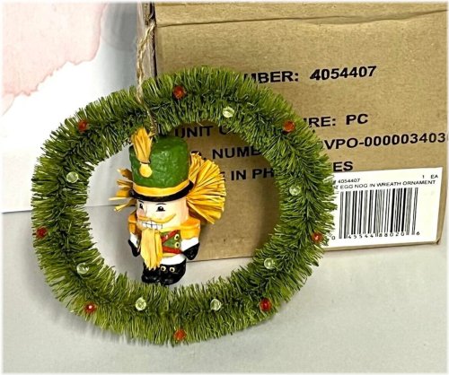 Egg Nog Wreath Ornament