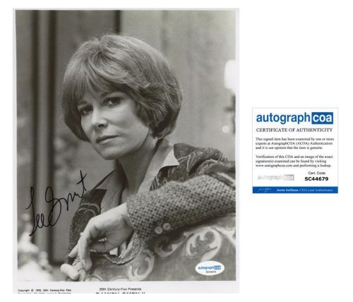 Ann Thorn" Autographed 8x10 Photo by Lee Grant