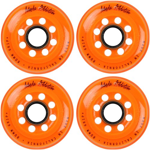 Labeda Addiction Orange 80mm Wheels - Set of 4