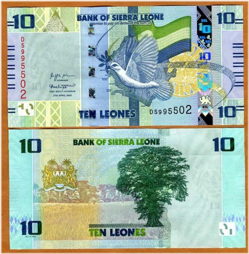 Sierra Leone Revalued 10 Leones (2022)