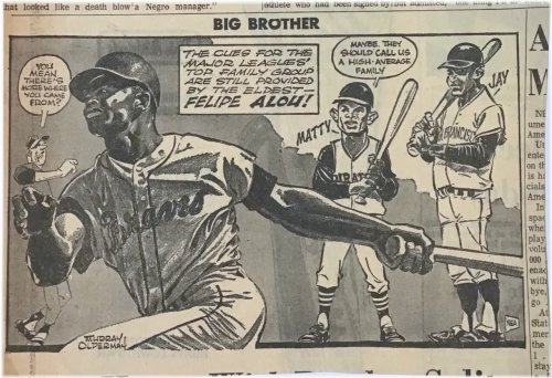 Braves Legends Newspaper Panel