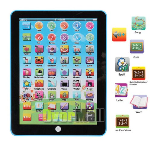 Discover & Learn Baby Tablet - A Fun Educational Toy for Boys and Girls Aged 1-6