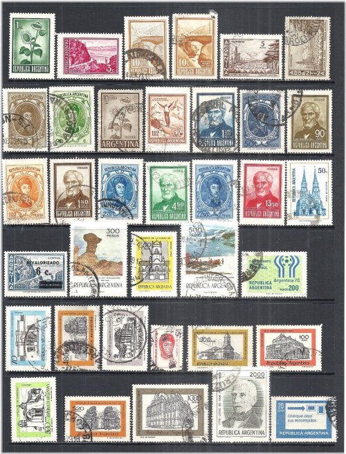 Argentina Stamp Collection 1970-1978