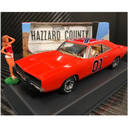 P131 General Lee Charger Slot Car