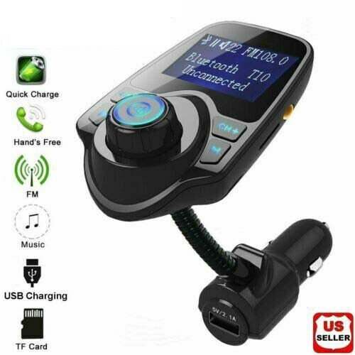 DriveAudio Wireless FM Adapter with Dual USB Charging