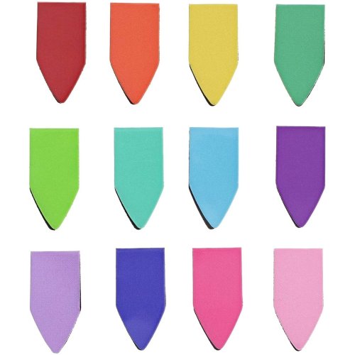 Rainbow Arrow Magnetic Page Markers - Set of 72 for Books and Book Fairs