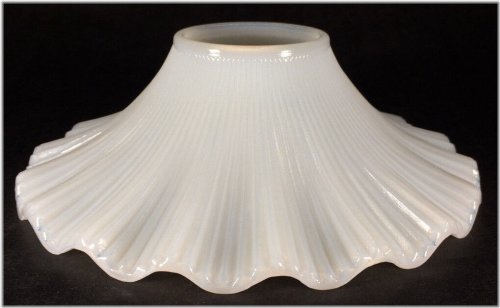 Opal Glass Petticoat Chimney Shade