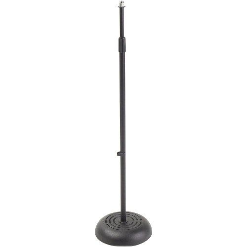 Round Base Mic Stand - Black